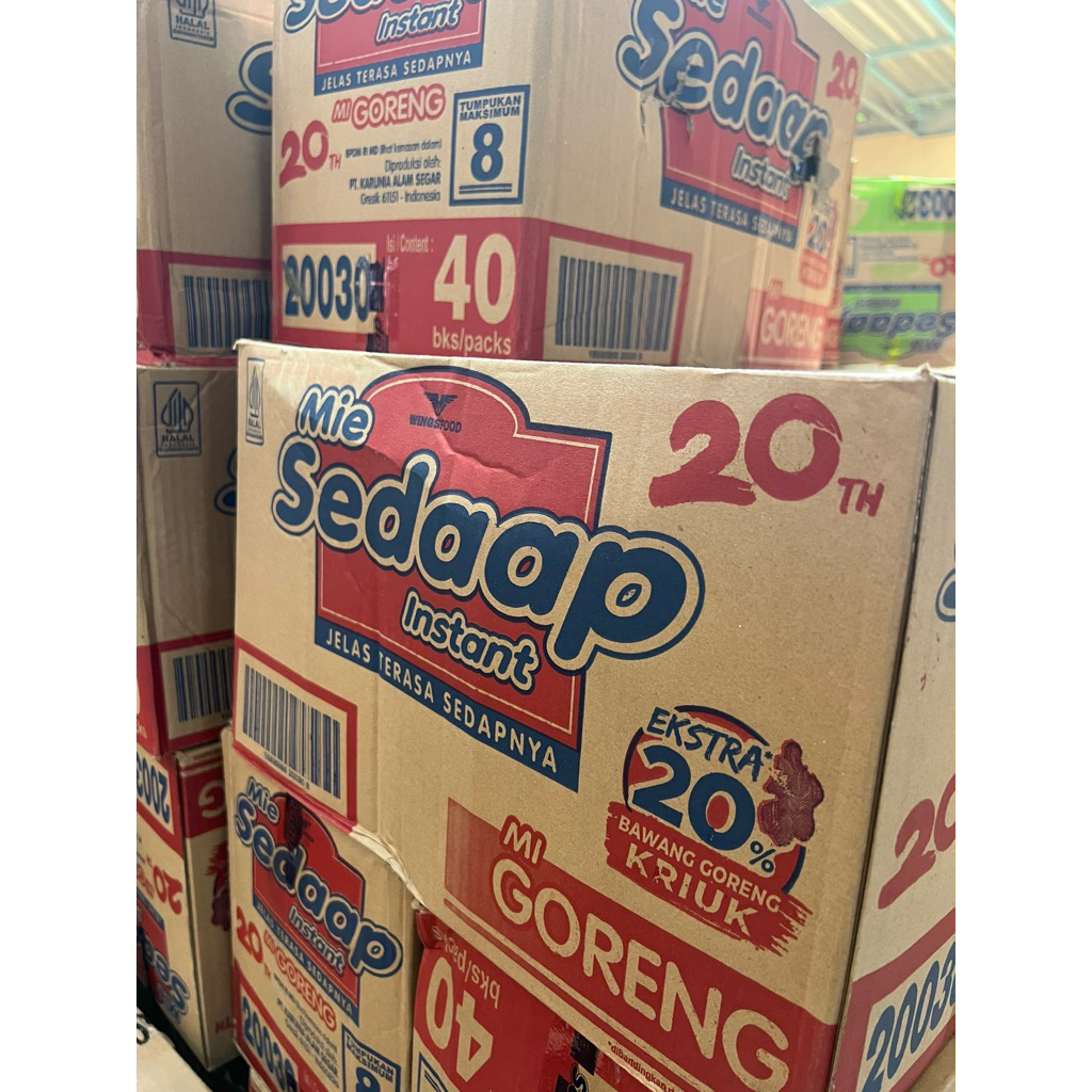 MIE SEDAP GORENG 1 KARTON