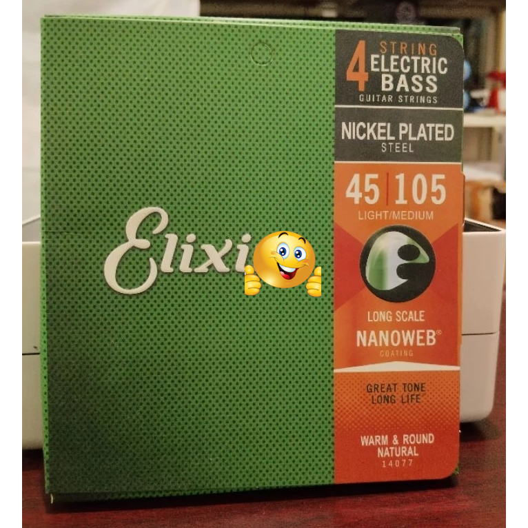 Senar gitar bass 4 senar nickel plated steel