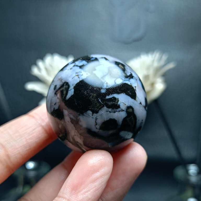 Natural Indigo Gabbro Sphere (10)