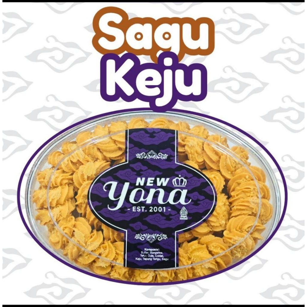 Yona Cookies Sagu Keju Kue Kering Lebaran