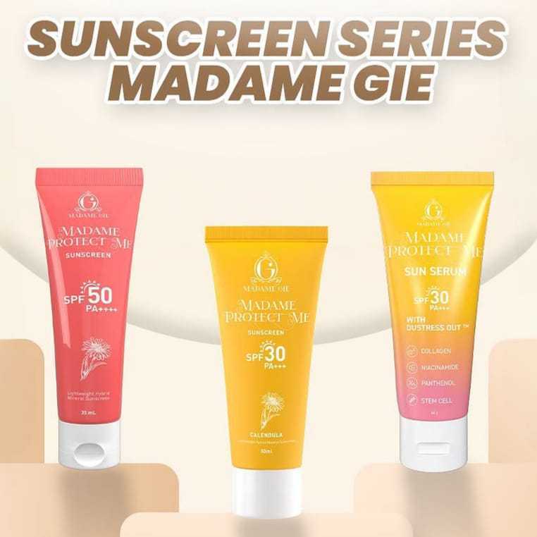 Sunscreen Madame Gie All Series | Madame Protect Sunscreen SPF 30 | Sunscreen Madame Gie SPF 50 | Su