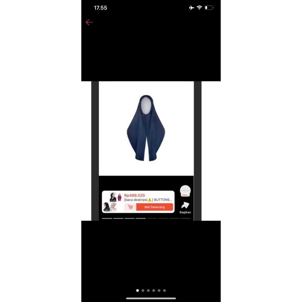 Laica x buttonscarves hijab sport new