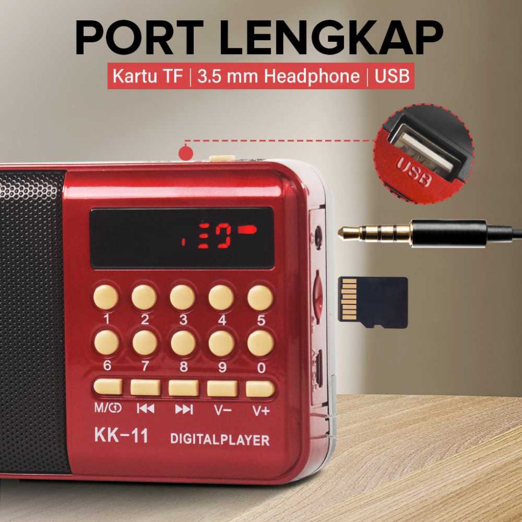 ASTRON MILE Radio FM Player Speaker TF Card Portable