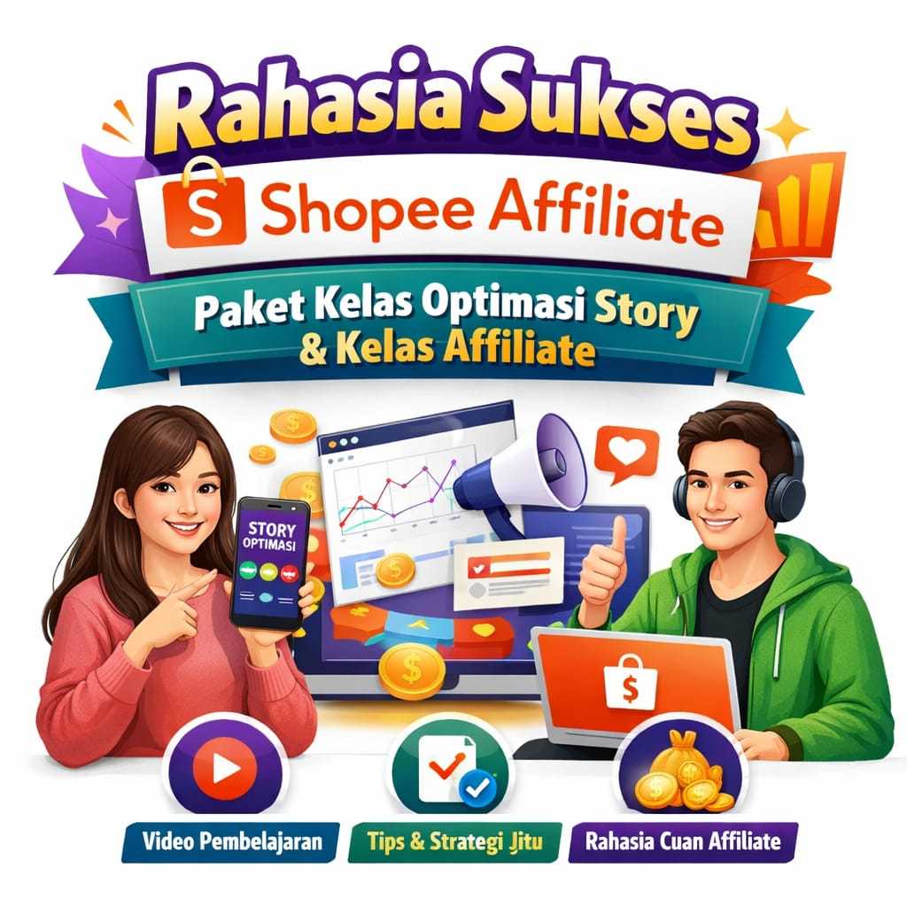 Paket Kelas Optimasi Story & Affiliate Marketing untuk Jualan Online