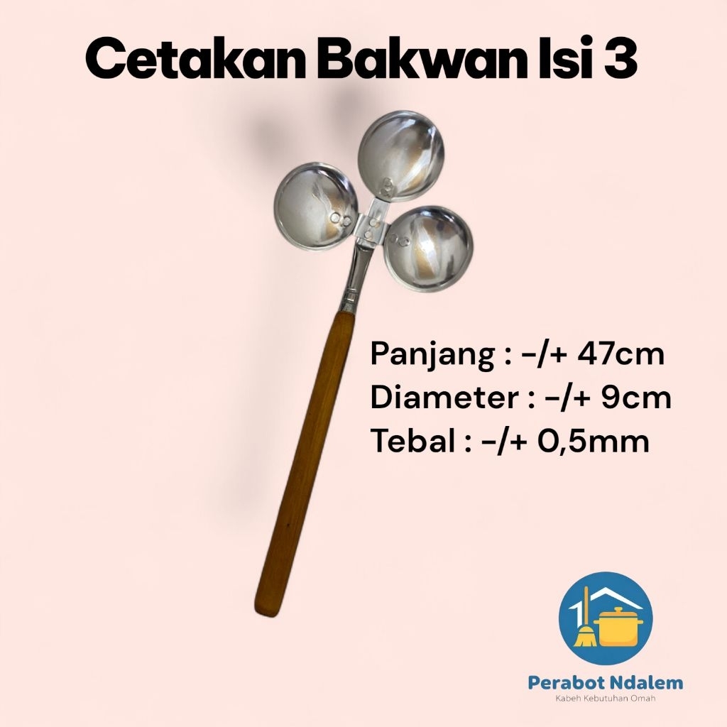 Cetakan Bakwan / Sutil OteOte Anti Lengket