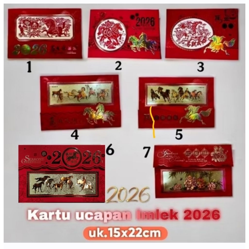 Kartu ucapan imlek 2026 kartu imlek kartu ucapan imlek