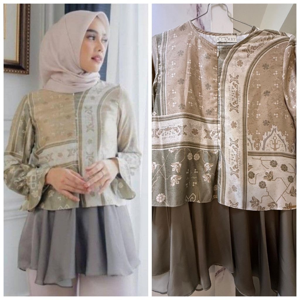 Kirana Blouse By Wearing Klamby Size M Preloved Original