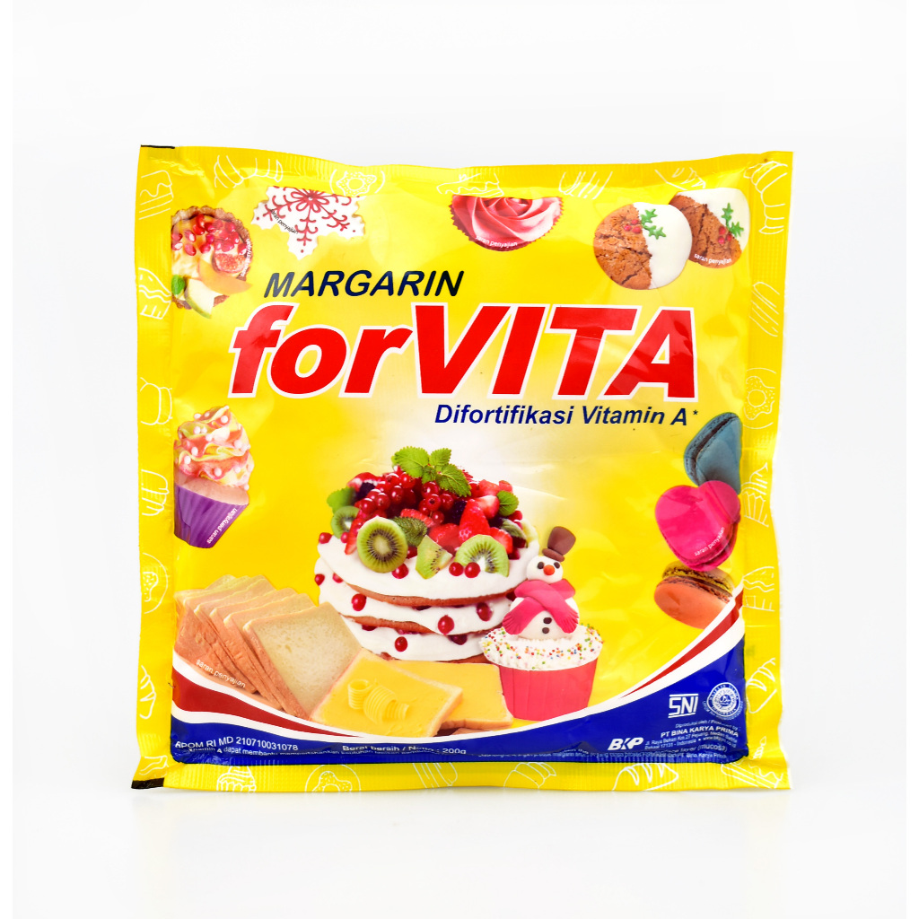 MENTEGA MARGARIN FORVITA 200 GR REFILL / 250 GR TUBE