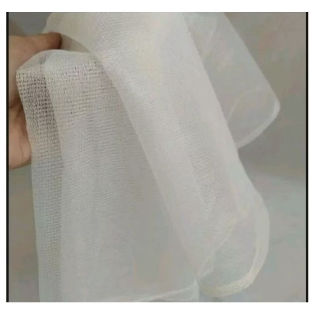 Kain Puring Nasi Premium - Isi 20 Pcs Gratis 1 Alas Kukusan Anti Lengket Ukuran Besar (80x80cm