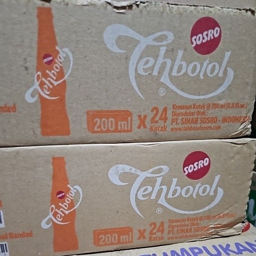 TEH KOTAK BOTOL SOSRO 1DUS ISI 24