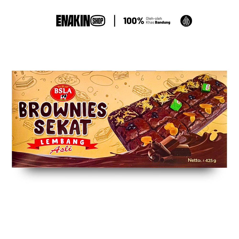 Brownies Sekat Lembang Asli - Oleh-oleh Khas Bandung