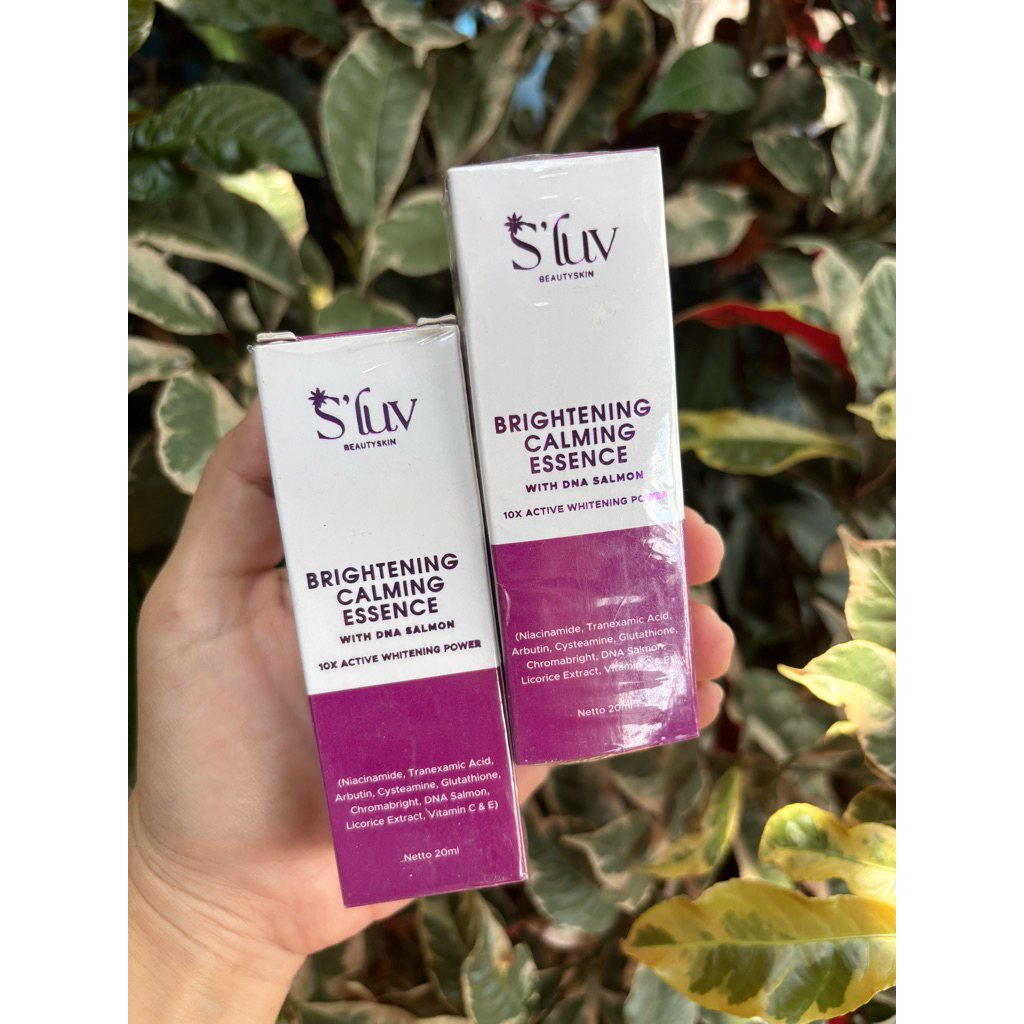 S’LUV BRIGHTENING CALMING ESSENCE WITH DNA SALMON