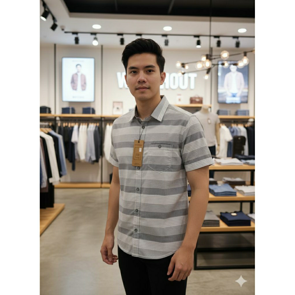 Kemeja Watchout original lengan panjang