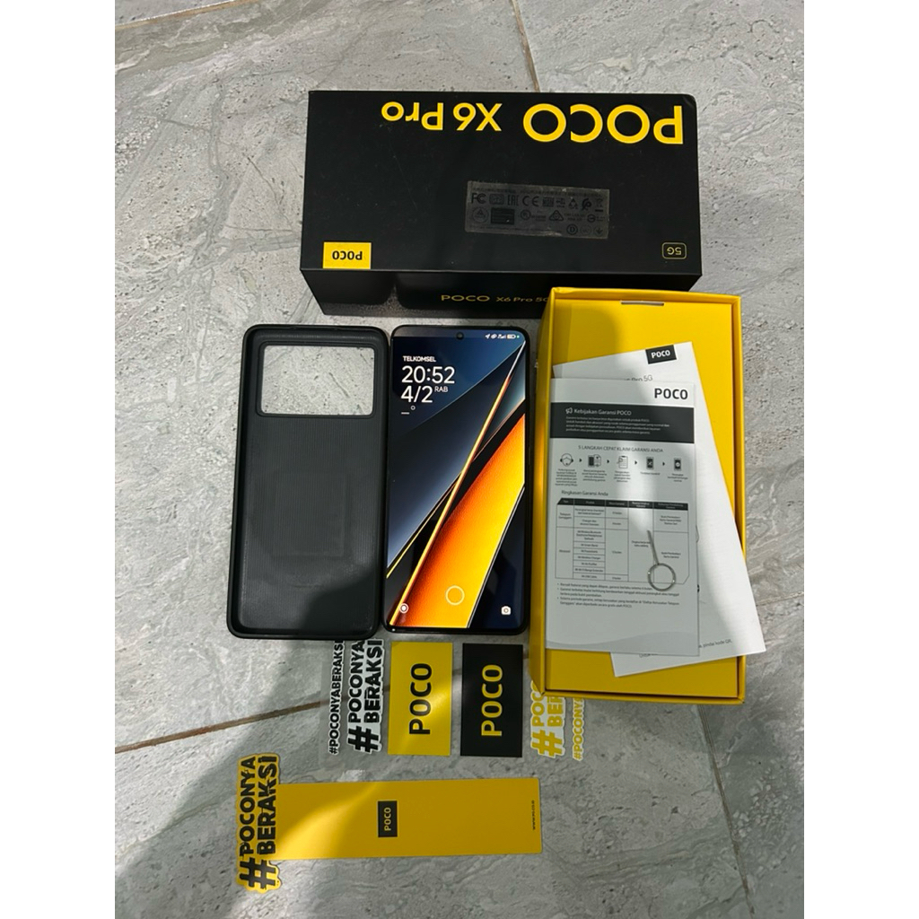 HP Poco X6 Pro 512GB Garansi ON Mei 2026 Second Sekon Bekas
