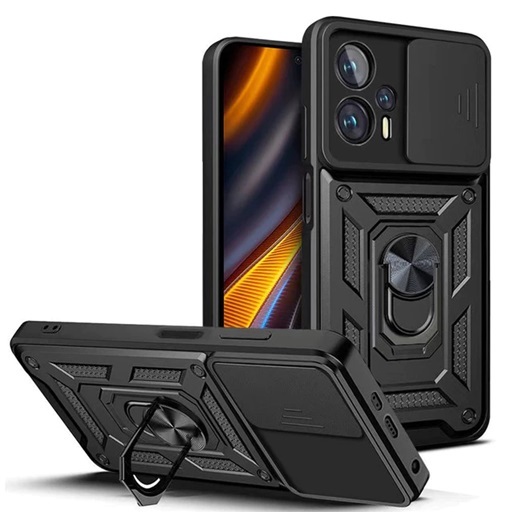 Case Poco F5 / F3 / F4 / F4 GT / X3 NFC / X3 PRO / POCO M4 PRO 4G / POCO C65 Case Slide Camera Prote