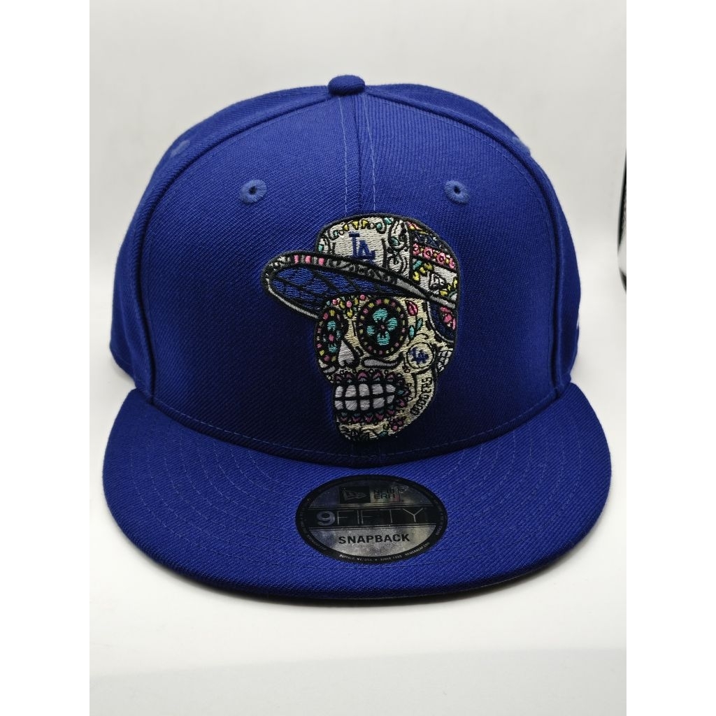 Topi New Era original x Skull LA MLB 9Fifty