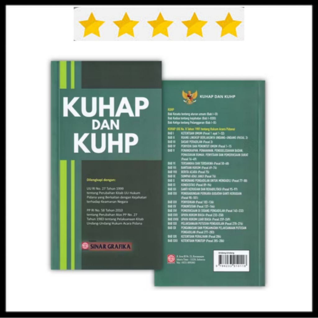 Buku KUHAP DAN KUHP