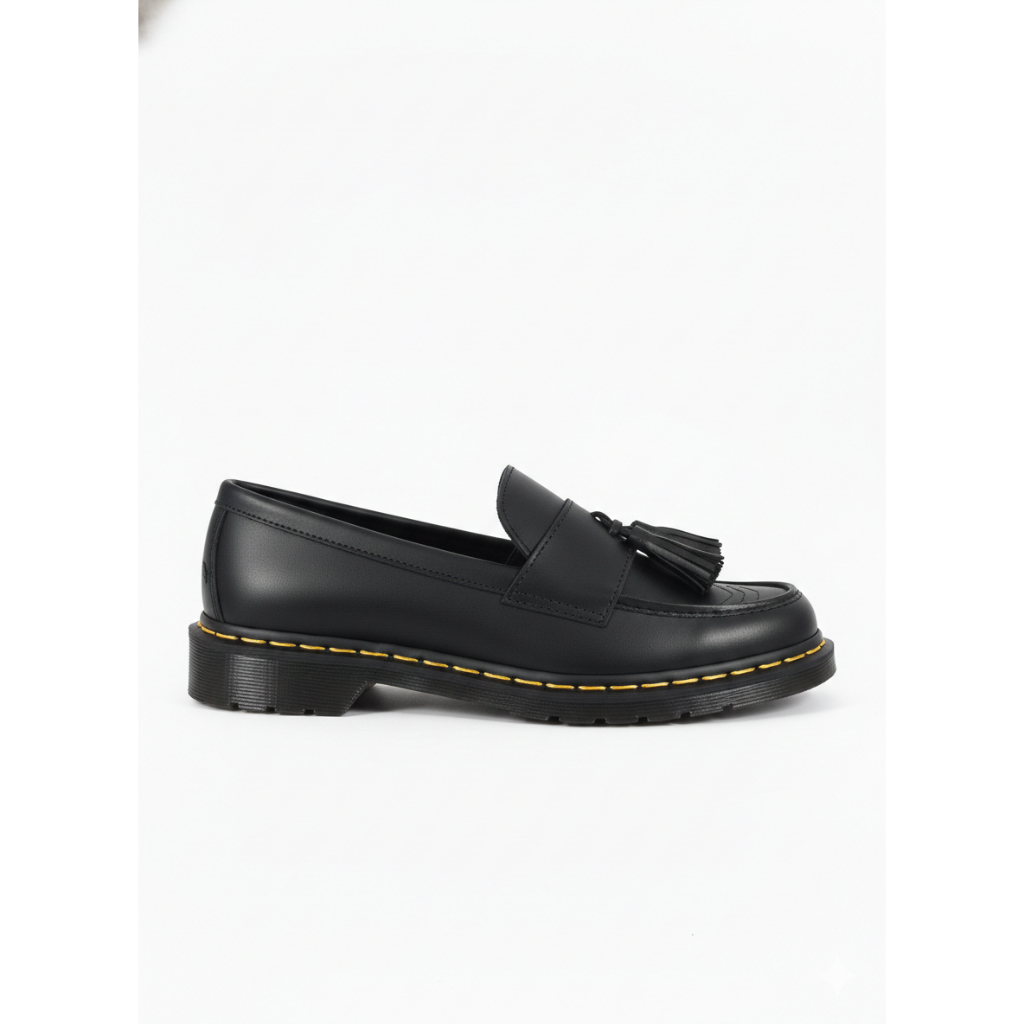 WILDER FOOTWEAR - Sepatu Loafers Pria Tassel Hitam Sol Tebal Chunky Shoes Kulit Premium Kasual Forma