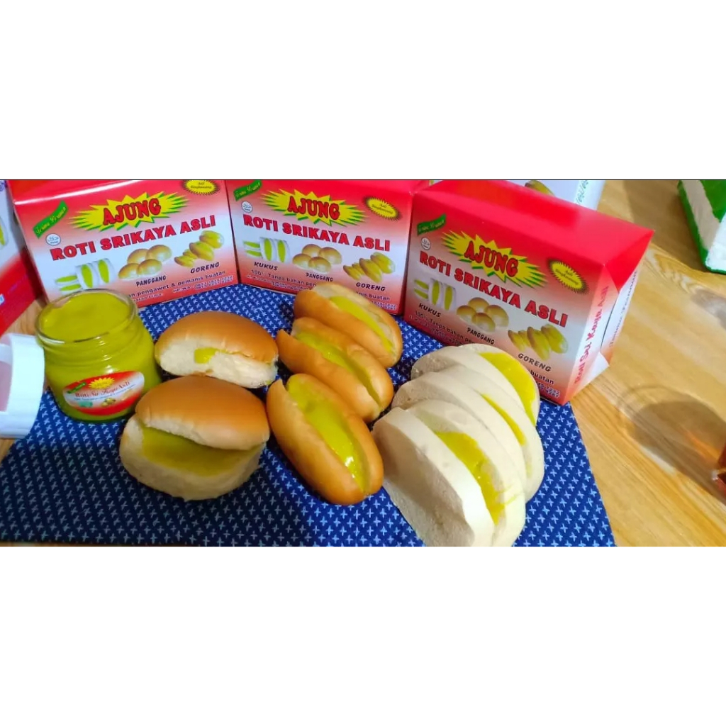 Roti Srikaya Ajung Halal Tanpa Pengawet Roti srikaya Ajung Plastik satuan