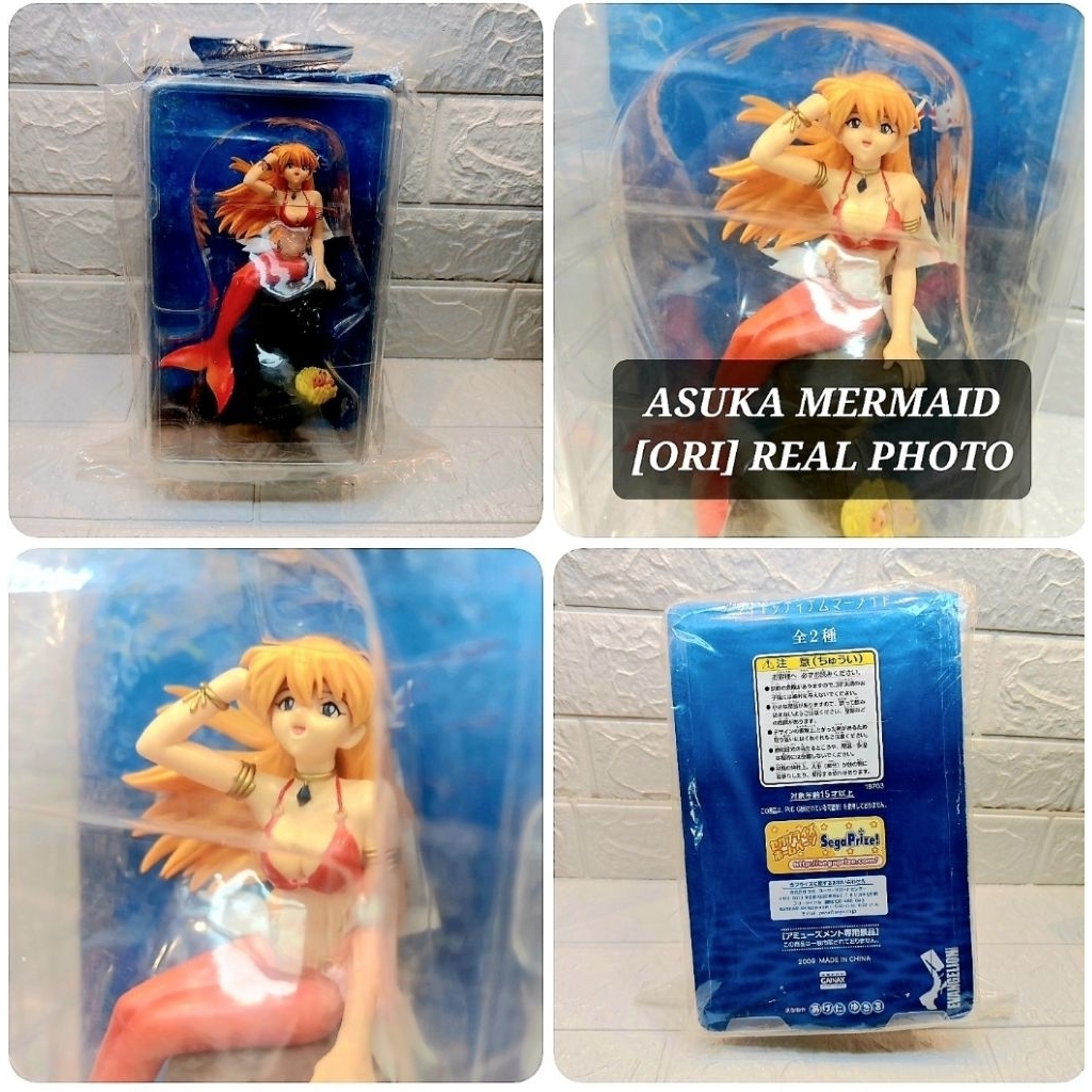 SEGA PRIZE EVANGELION ASUKA MERMAID ORI FIGURE