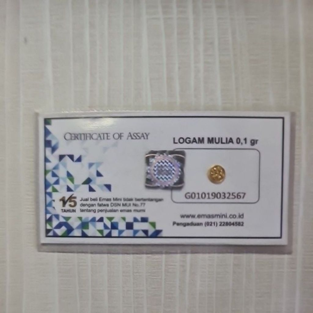 Lm Emas Mini 0.1 gr