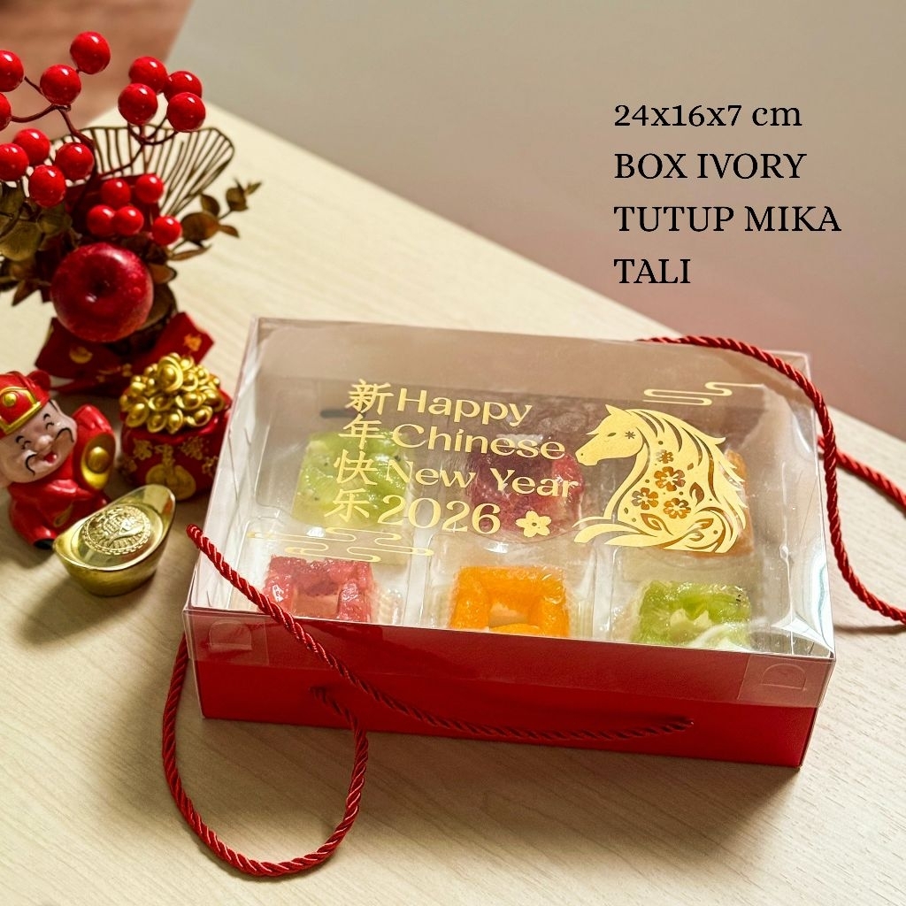 BOX TUTUP MIKA TALI 24X16X7 MIKA SEKAT 6 IMLEK SINCIA