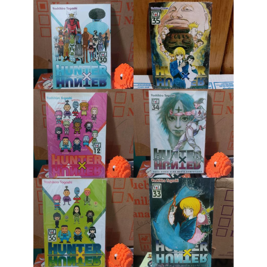 Komik Hunter x hunter 33,35 segel / komik Hunter x Hunter vol 33,35 segel cabutan