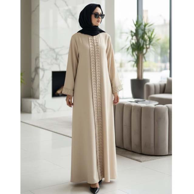 DIDEN GO Abaya Basic MD1 Polos Simpel Mewah