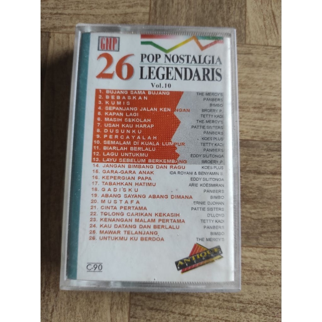 kaset pita 26 pop nostalgia legendaris vol. 10
