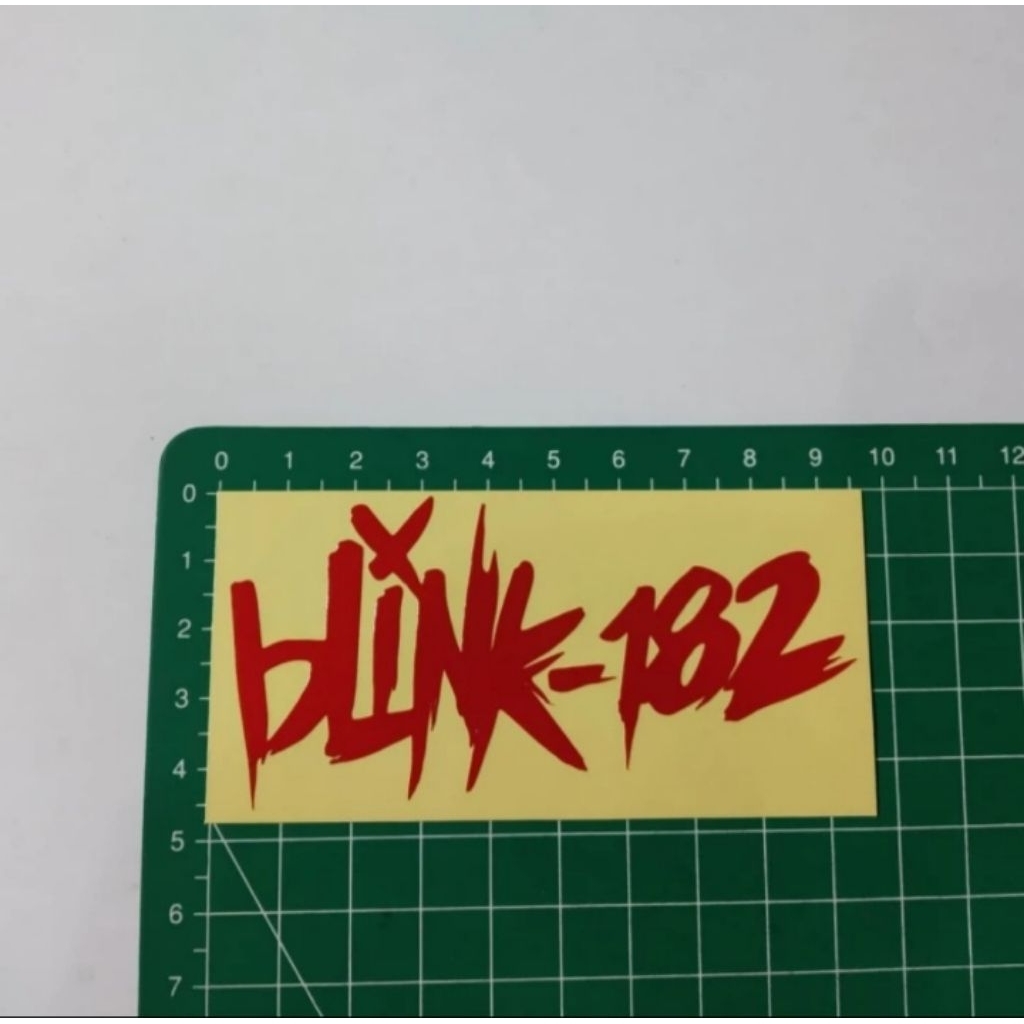 stiker cutting blink 182
