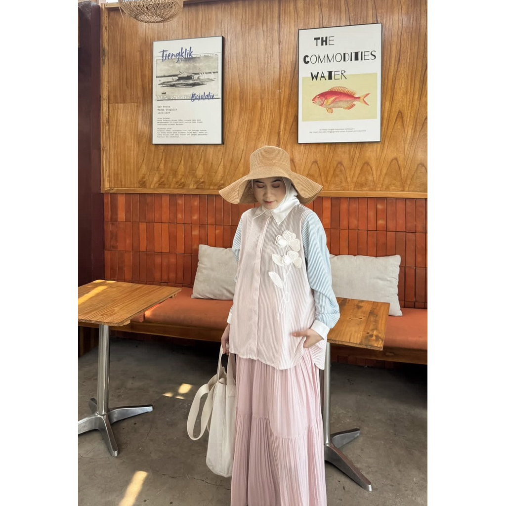 Soyu Pleated Shirt OH Olla