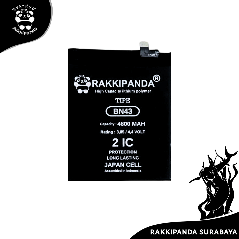 Baterai Rakkipanda BN43 Redmi Note 4 Snapdragon / Note 4x Snapdragon