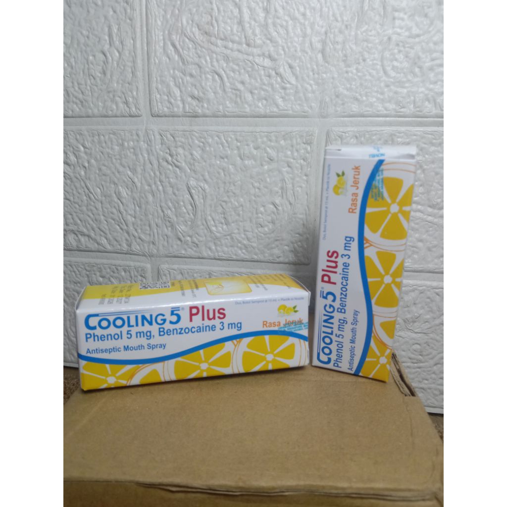 COOLING 5 PLUS orange untuk sakit gigi