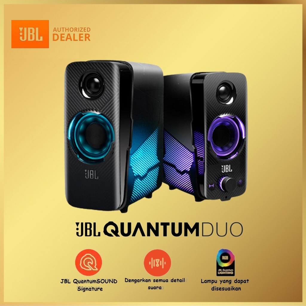 JBL Quantum Duo Speaker PC Gaming With RGB QuantumDuo