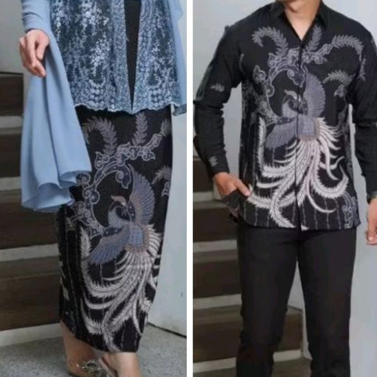 IZZ - KEMEJA BATIK DAN ROK SPAN BATIK KEMEJA BATIK PREMIUM COUPLE ROK SPAN