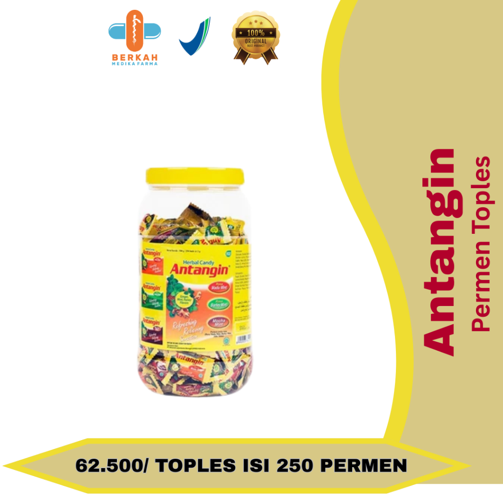 Antangin Relaxa Cuwi Toples 250ml Isi 250 Permen