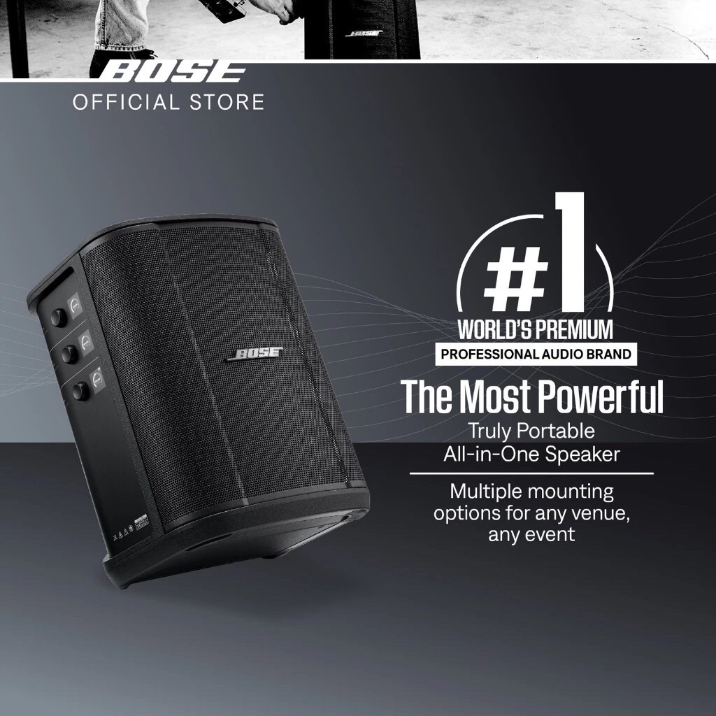 Bose S1 Pro+ Portable Bluetooth Wireless Karaoke Party Speaker System
