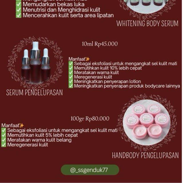 PROMO HB PENGELUPAS & SERUM PENGELUPAS