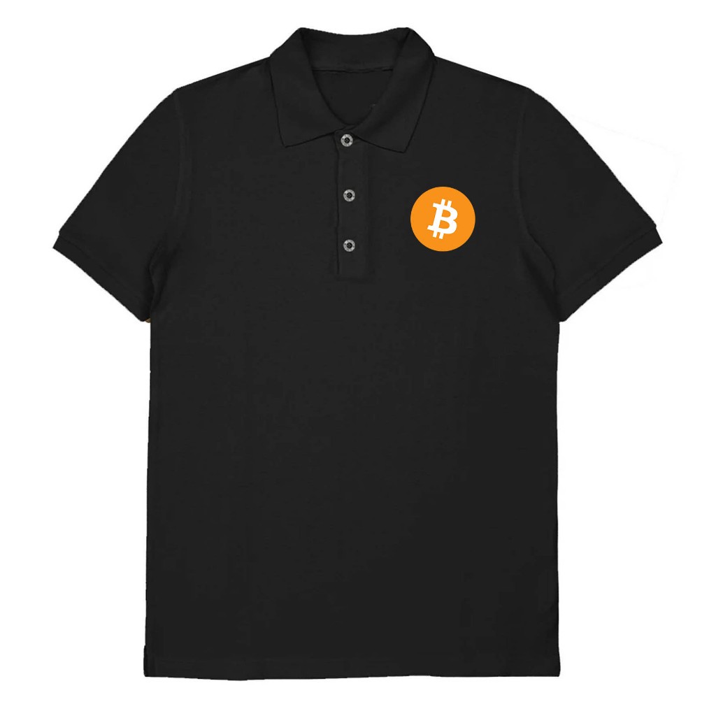 Kaos Berkerah Bitcoin Plan B Premium Cotton T-shirt