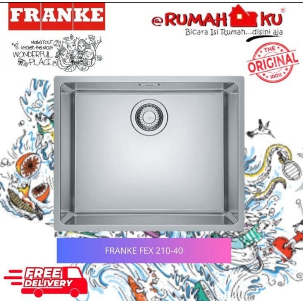 FRANKE SINK UNDERMOUNT FEX 210-40