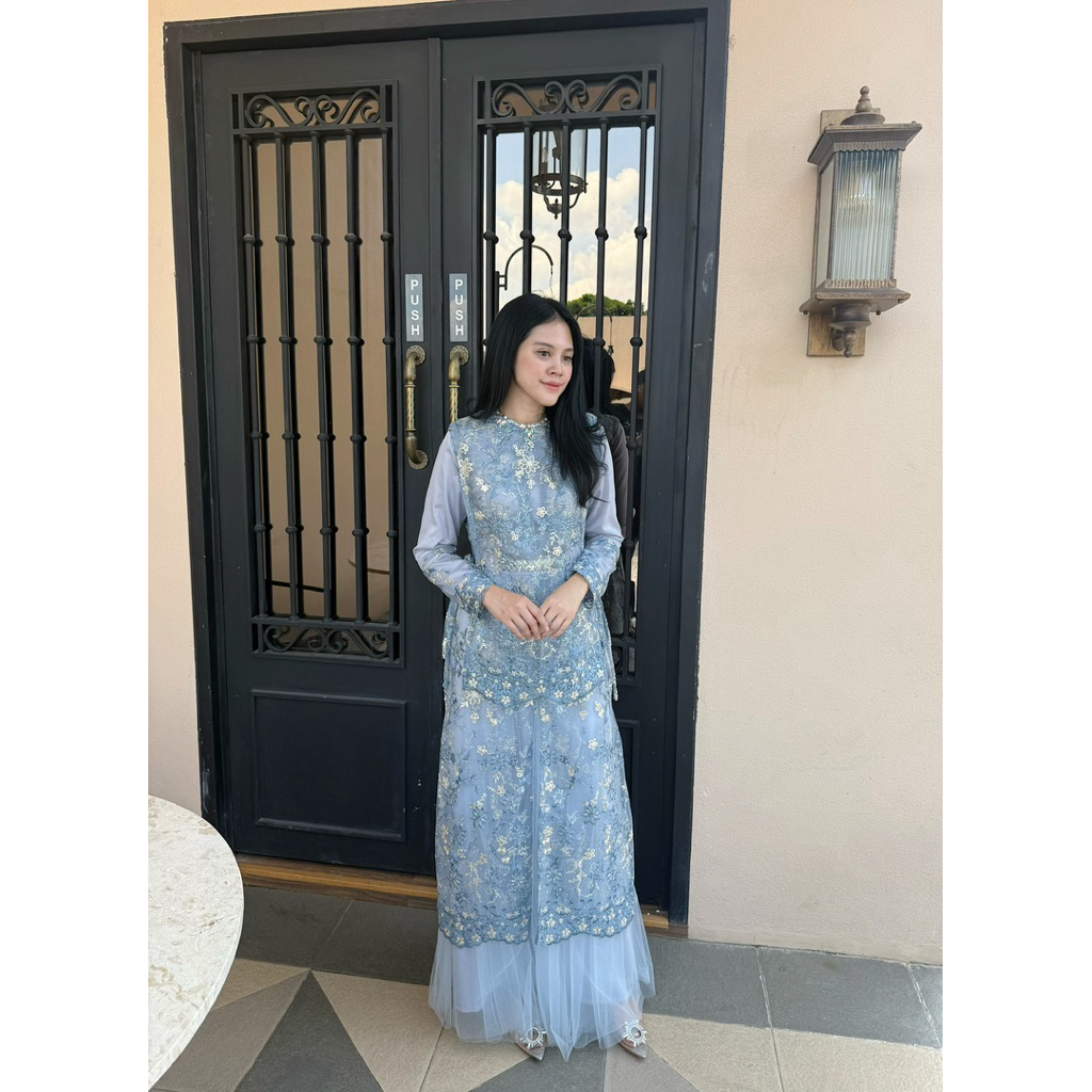 amrthelabel / vinila dress / ice blue