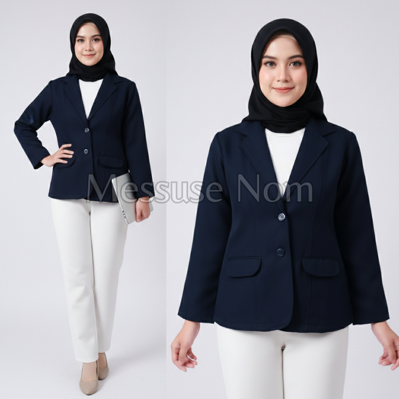 Blezer Kerja Wanita Blezer Wanita Formal Blazer Kantor Wanita Premium Atasan Jas Cewek Kantor Blazer