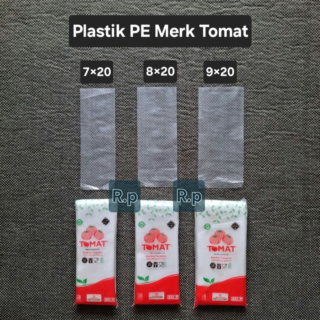 Plastik PE Tomat 7x20 8x20 9x20
