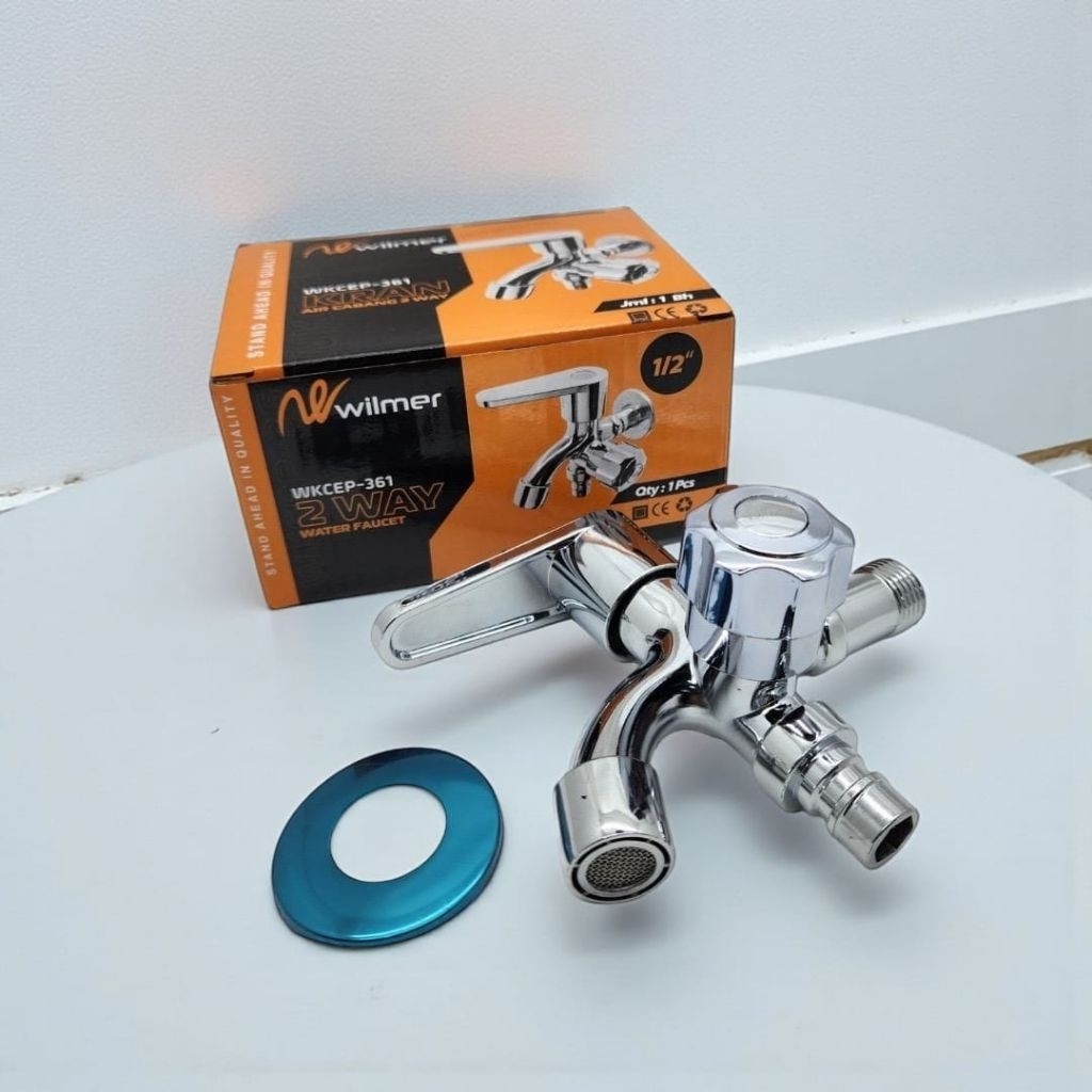 [Wilmer]Kran Air Cabang 2/Kran Air Double/keran Air Shower keran mandi