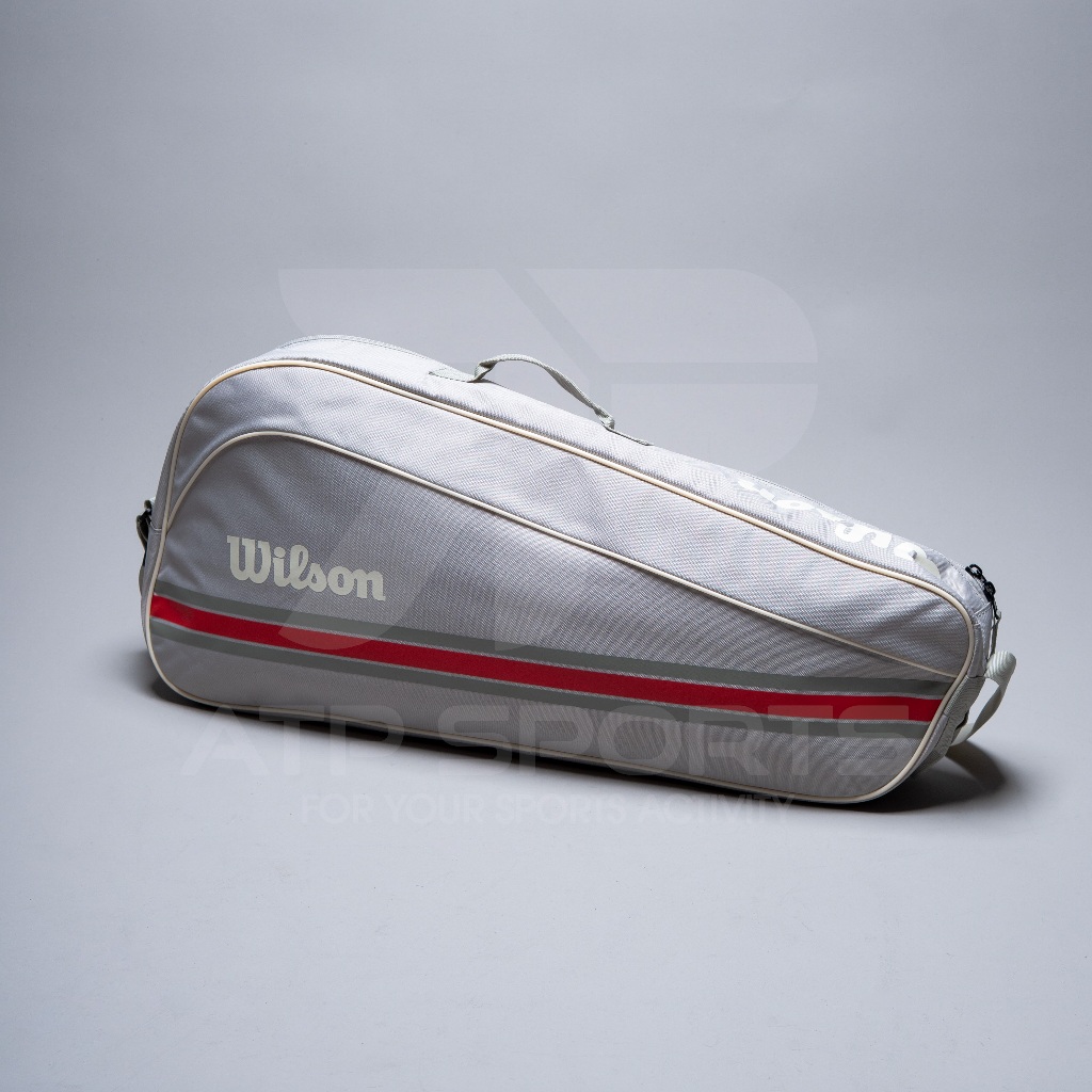 Tas Tenis Tennis Bag Wilson Team Tennis Bag Oats Mocca 3 Raket 3R