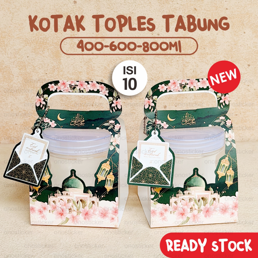 Kotak Toples Tas Packaging Idul Fitri Lebaran Kue Kering Dus Box Jar 400 600 800