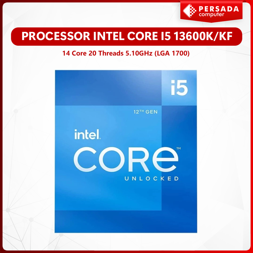 Processor Intel Core i5 13600K I 13600KF  14 Core 20 Threads 5.10GHz (LGA 1700)