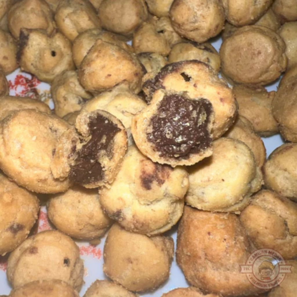 [METTA] pekanbaru/500g Duosus Kue Soes Coklat Lumer 500g - Cokelat Lembut, Kering, dan Halal