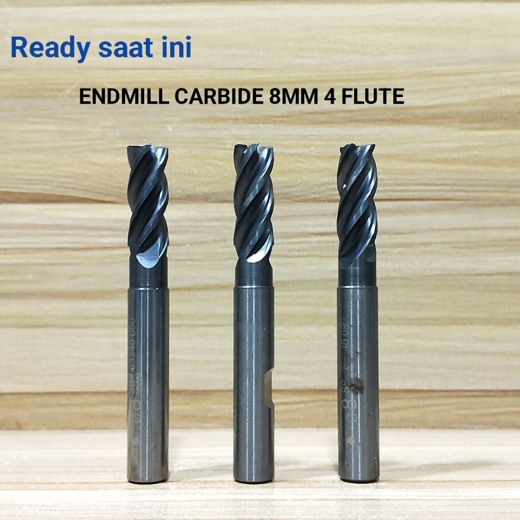 endmill carbide 8mm 5Flute end mill seken 8mm bor Fais bekas muluss8 5F
