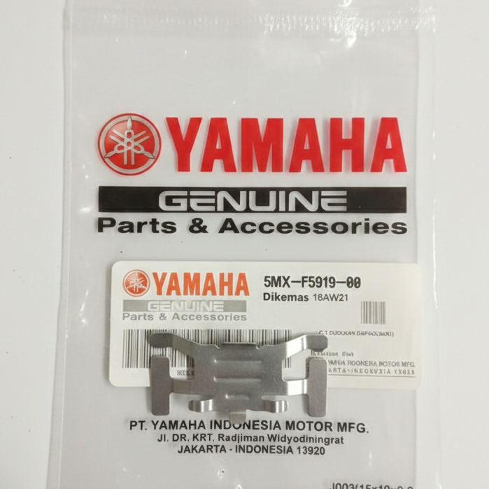 plat per penahan dispad cakram depan mio jupiter mx kampas rem